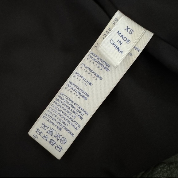 Rebecca Minkoff Green Leather Jacket - Picture 3 of 6